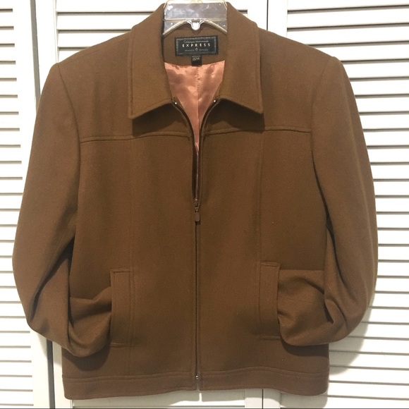 VINTAGE EXPRESS CAMEL WOOL JACKET - Picture 2 of 8